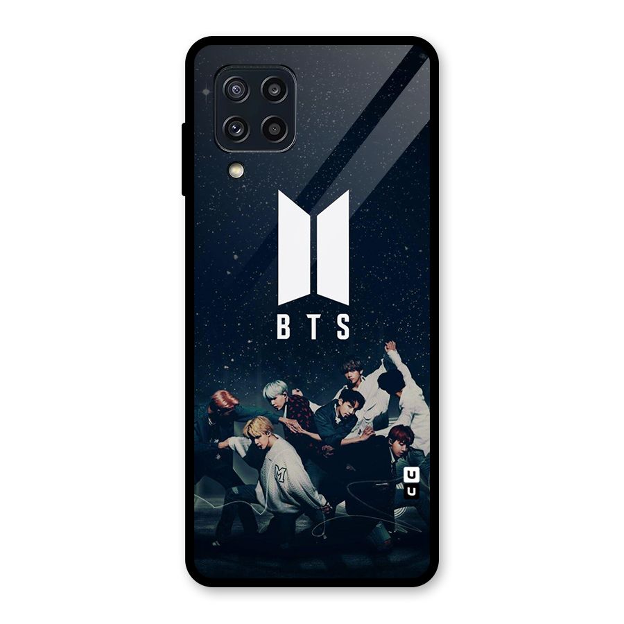 BTS Army All Glass Back Case for Galaxy M32