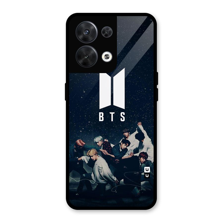 BTS Army All Glass Back Case for Oppo Reno8 5G