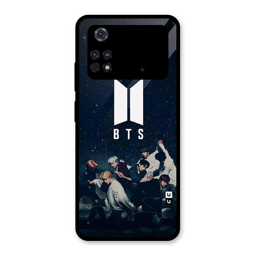 BTS Army All Glass Back Case for Poco M4 Pro 4G
