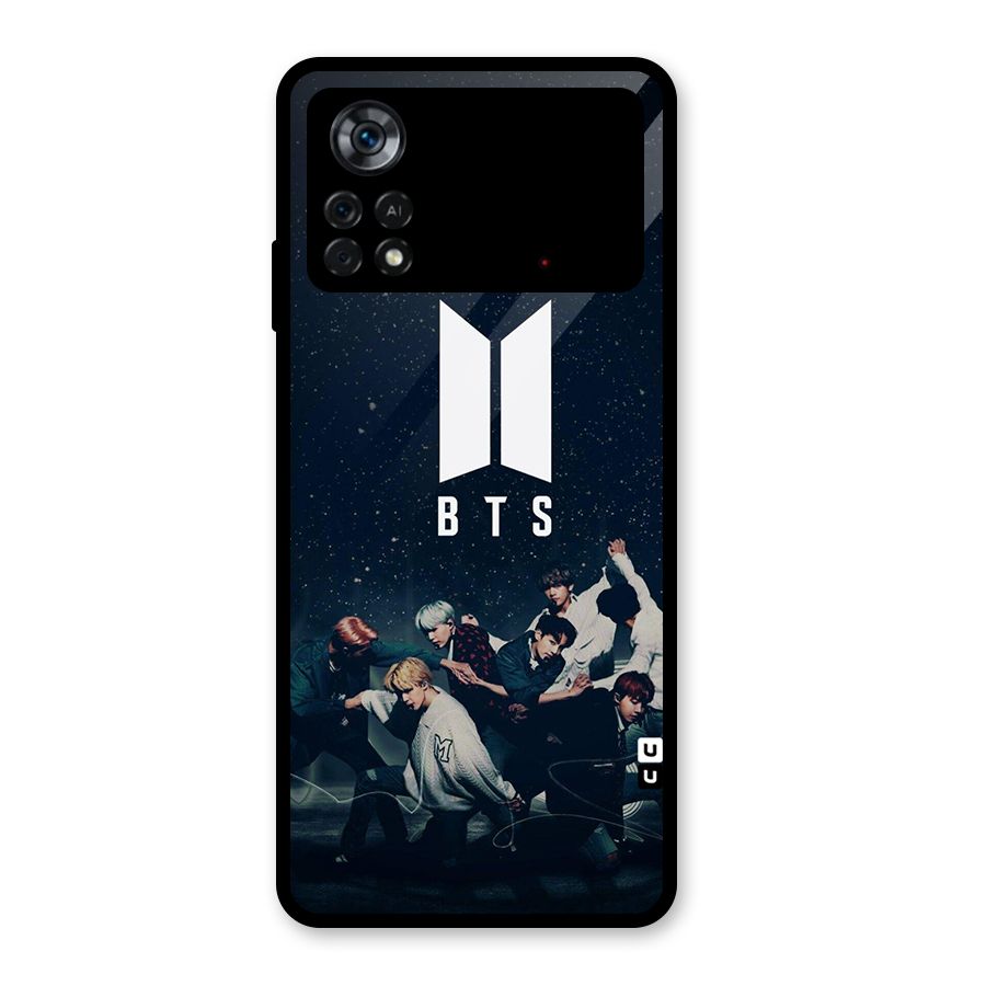BTS Army All Glass Back Case for Poco X4 Pro 5G