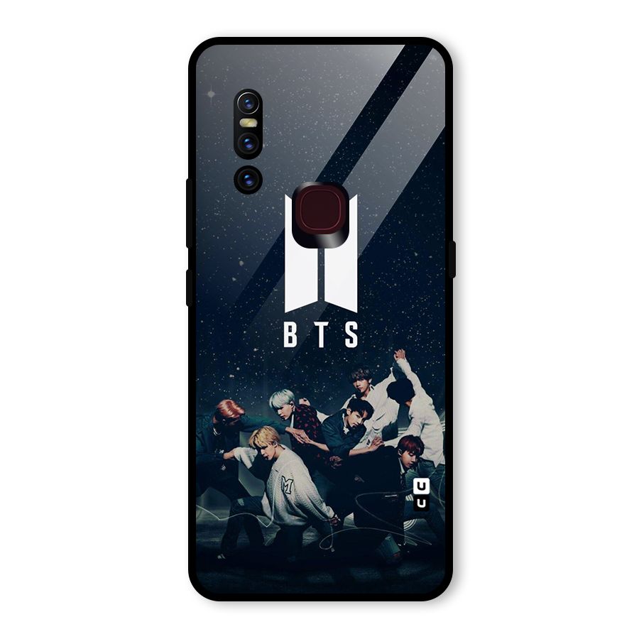 BTS Army All Glass Back Case for Vivo V15