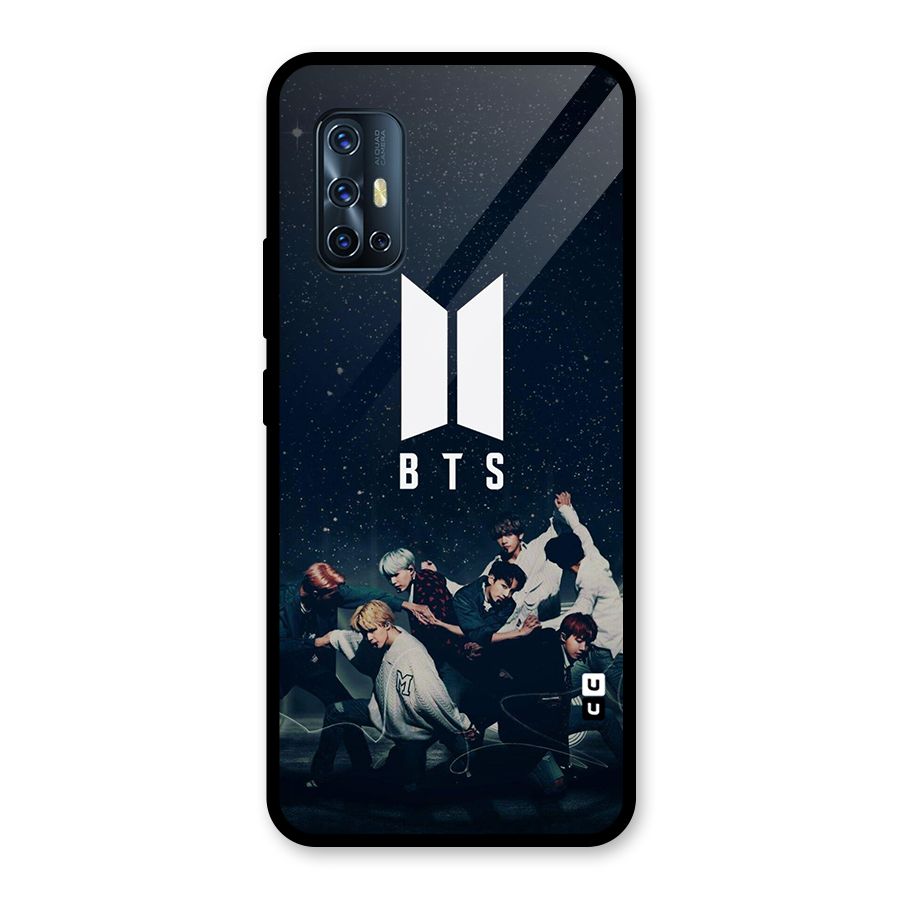 BTS Army All Glass Back Case for Vivo V17