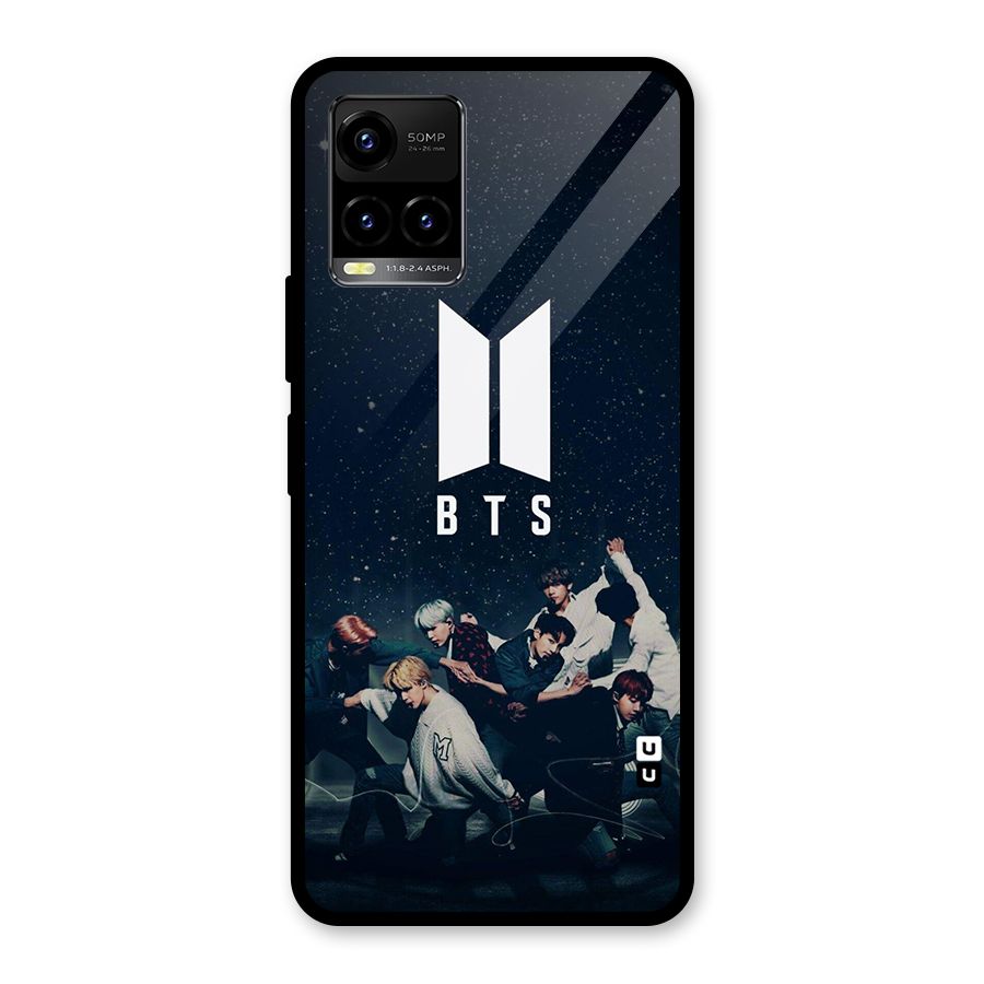 BTS Army All Glass Back Case for Vivo Y21T