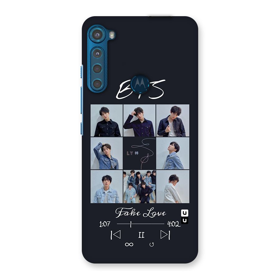 BTS Fake Love Back Case for Motorola One Fusion Plus