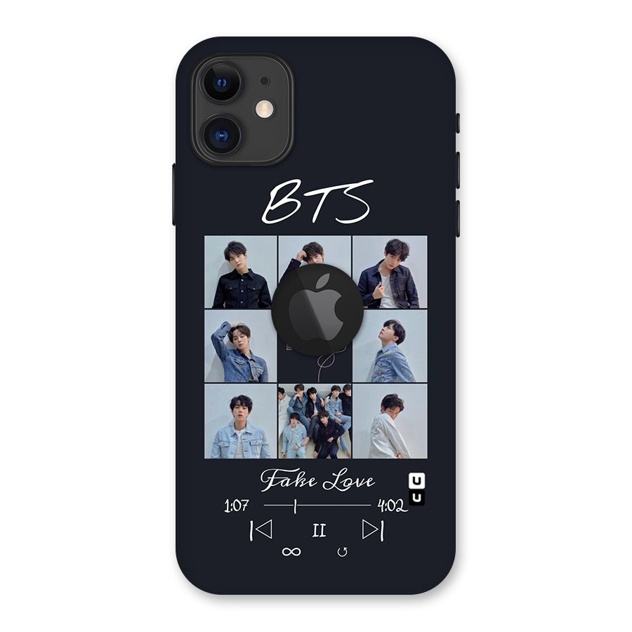 BTS Fake Love Back Case for iPhone 11 Logo Cut