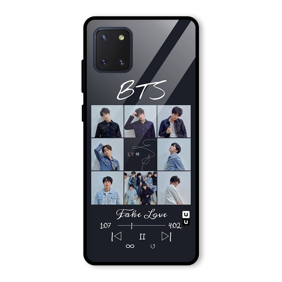 BTS Fake Love Glass Back Case for Galaxy Note 10 Lite