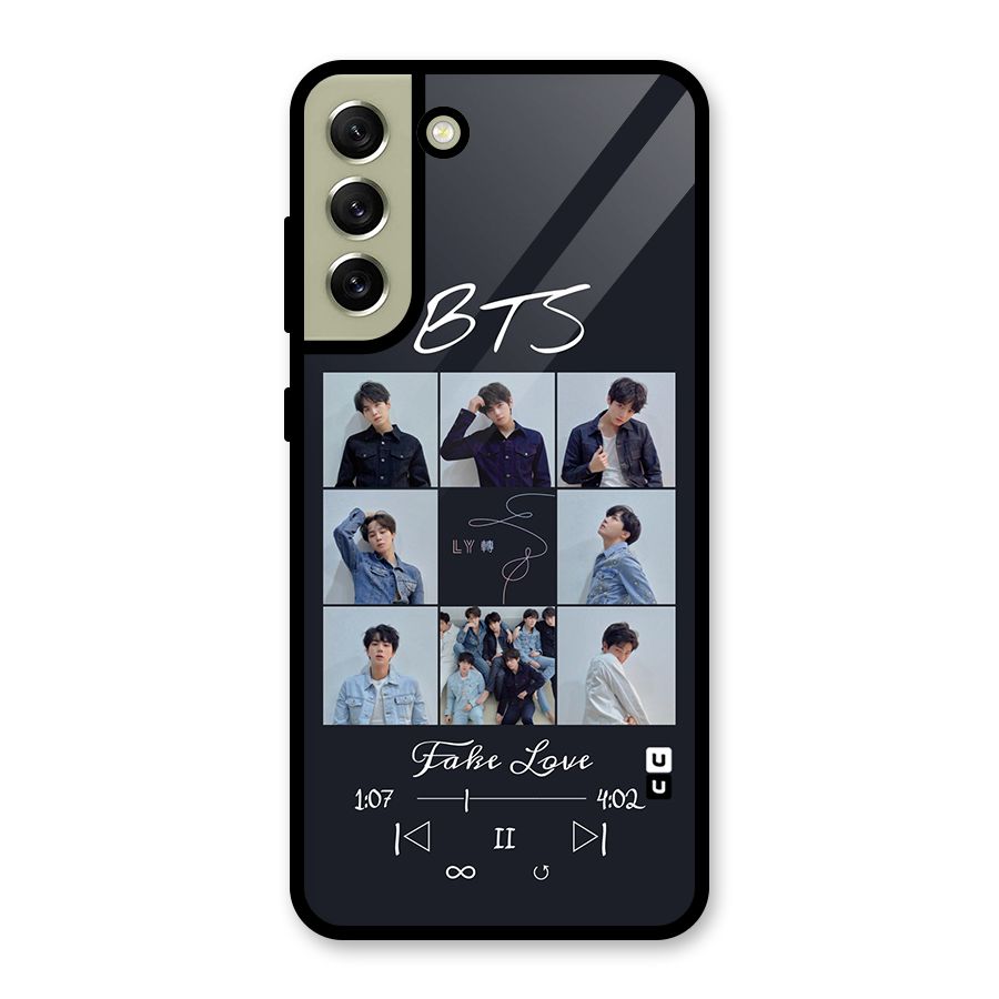 BTS Fake Love Glass Back Case for Galaxy S21 FE 5G