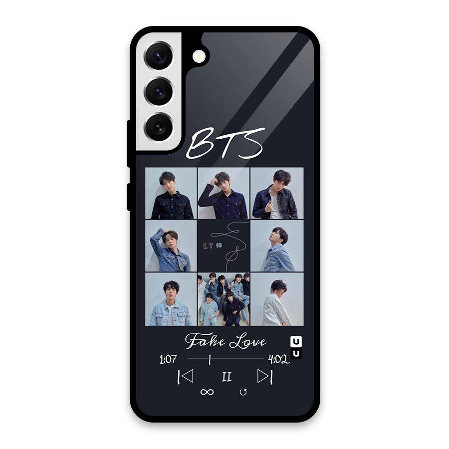 BTS Fake Love Glass Back Case for Galaxy S22 Plus 5G