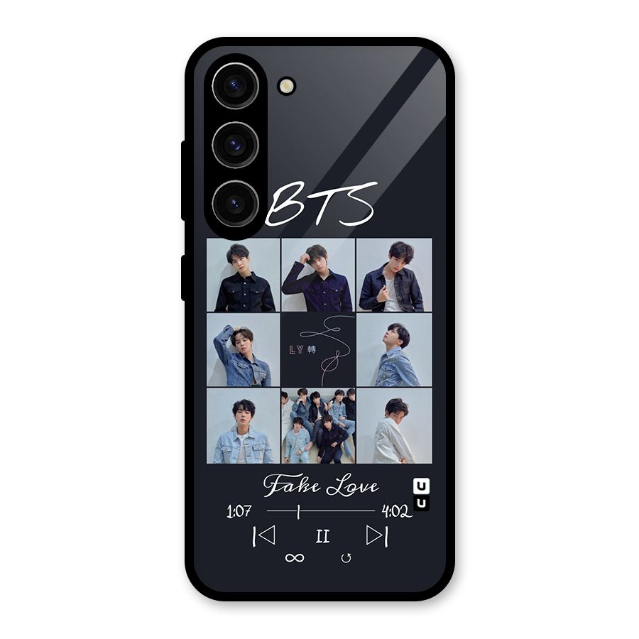 BTS Fake Love Glass Back Case for Galaxy S23