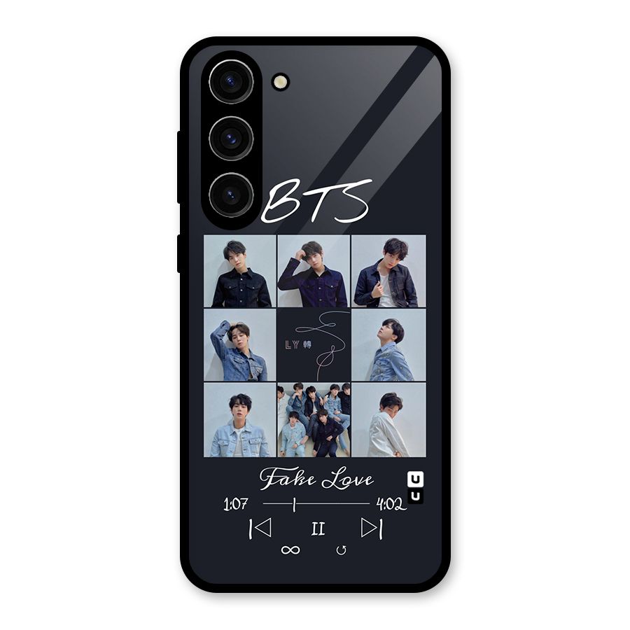 BTS Fake Love Glass Back Case for Galaxy S23 Plus