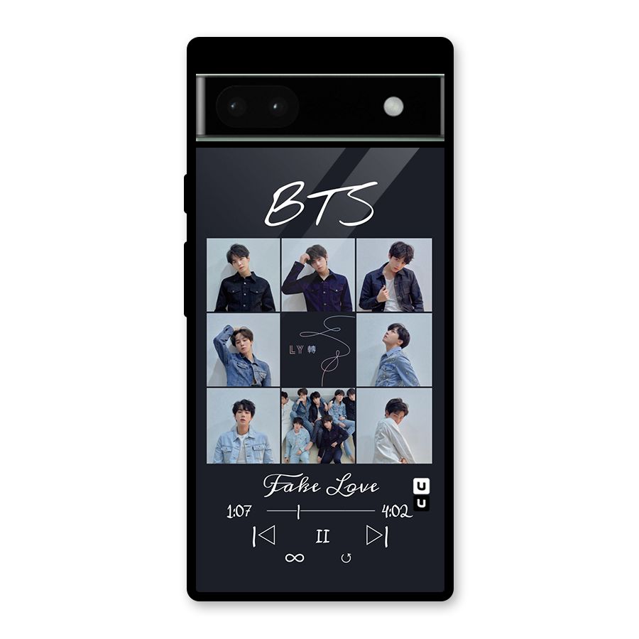 BTS Fake Love Glass Back Case for Google Pixel 6a