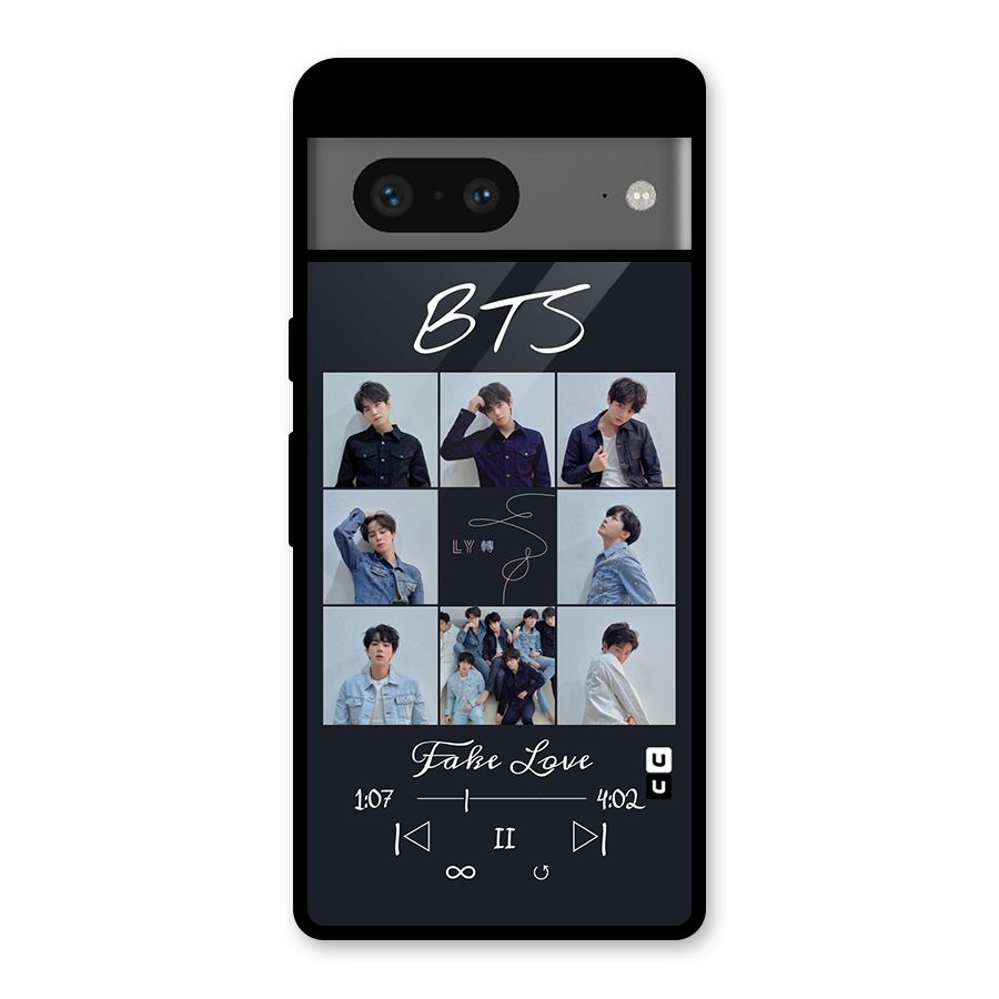 BTS Fake Love Glass Back Case for Google Pixel 7