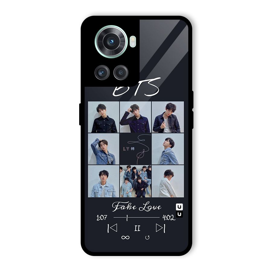 BTS Fake Love Glass Back Case for OnePlus 10R