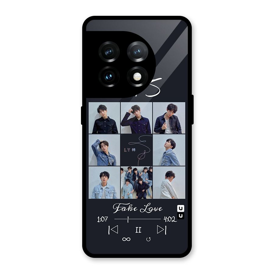 BTS Fake Love Glass Back Case for OnePlus 11