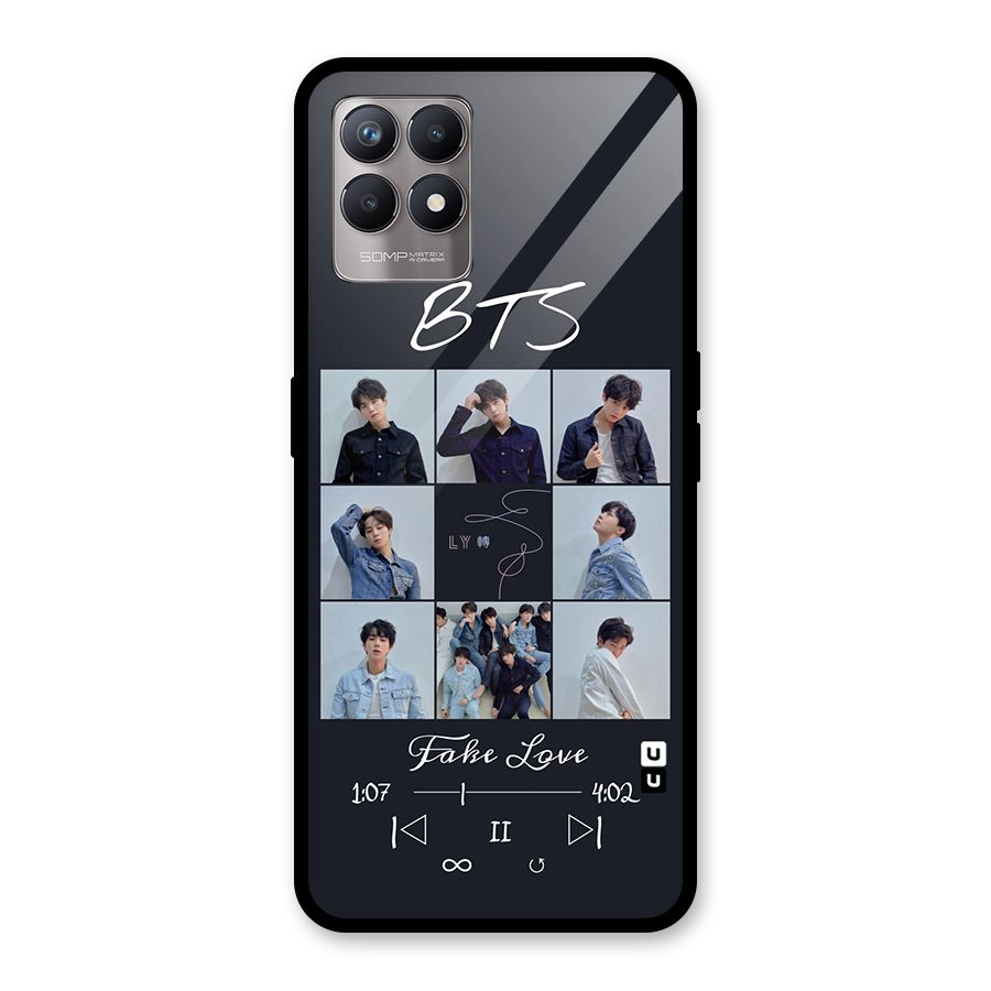 BTS Fake Love Glass Back Case for Realme Narzo 50