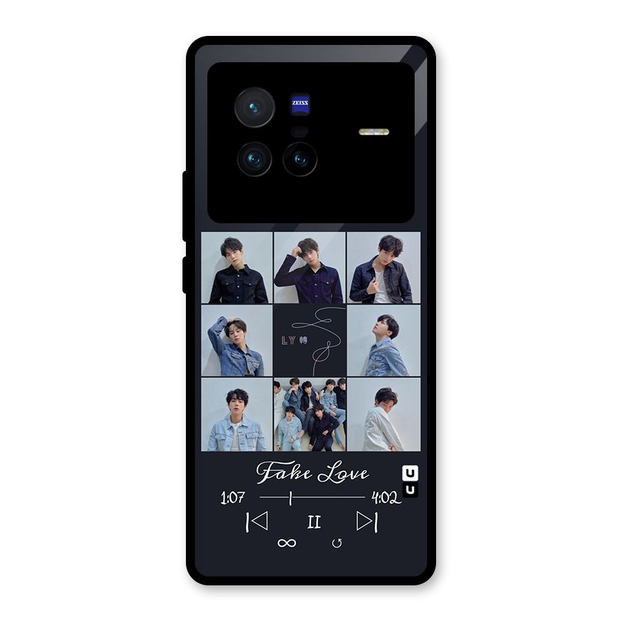 BTS Fake Love Glass Back Case for Vivo X80