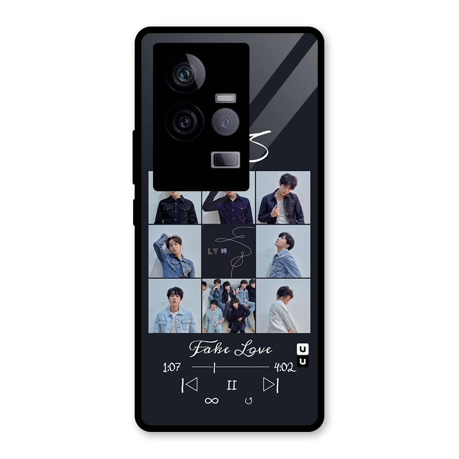 BTS Fake Love Glass Back Case for Vivo iQOO 11 5G