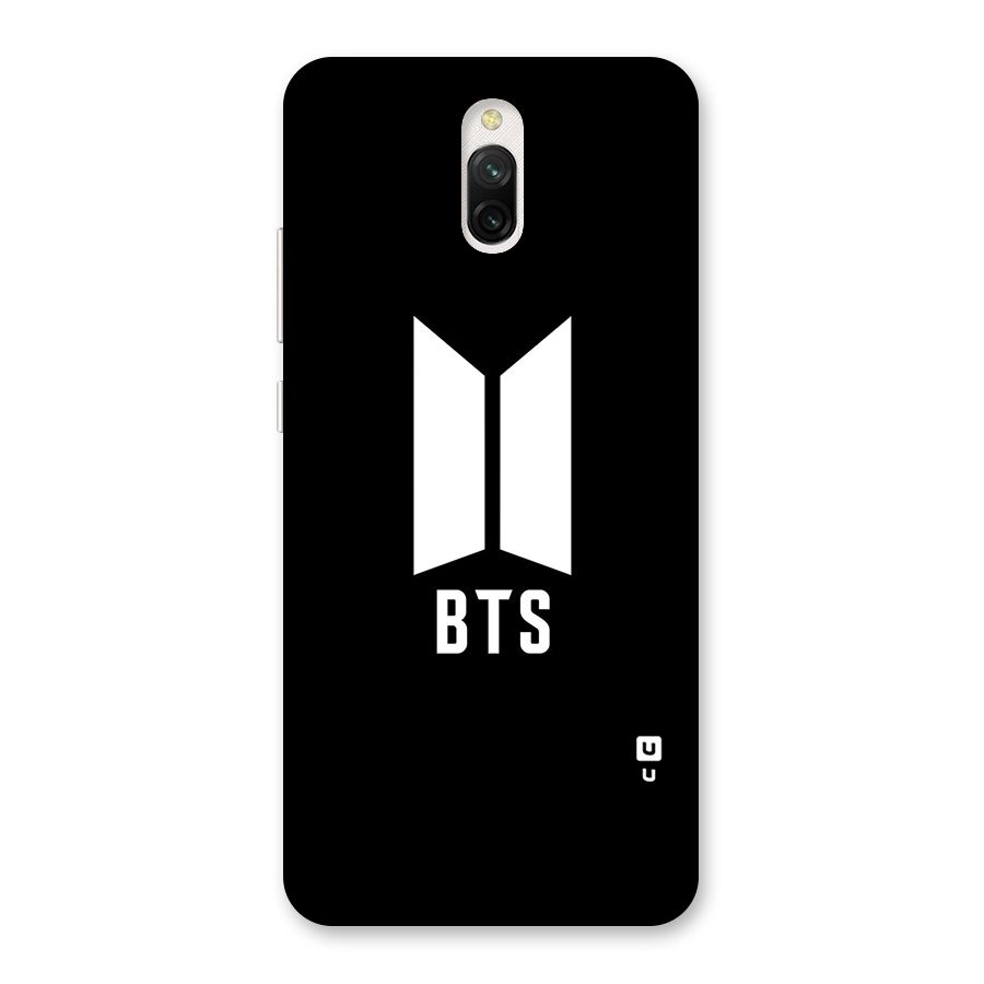 BTS Logo Black Back Case for Redmi 8A Dual