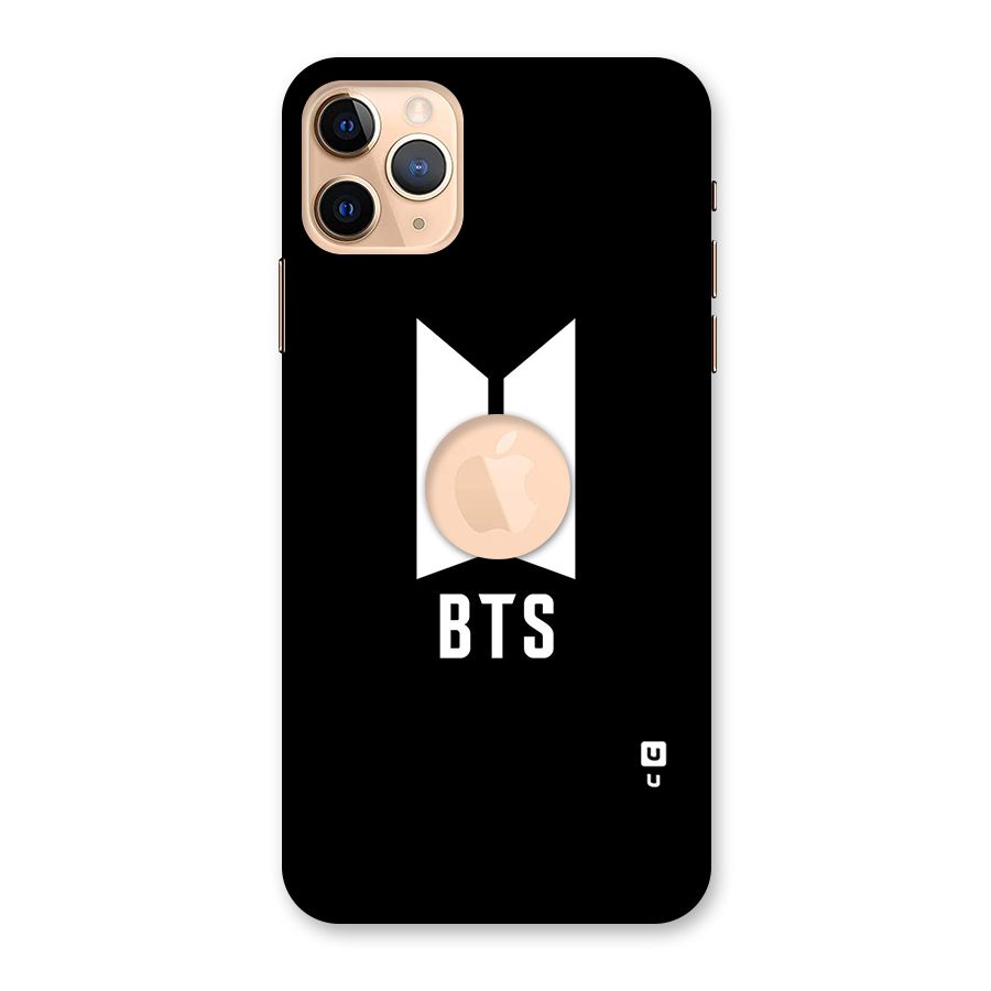 BTS Logo Black Back Case for iPhone 11 Pro Max Logo Cut