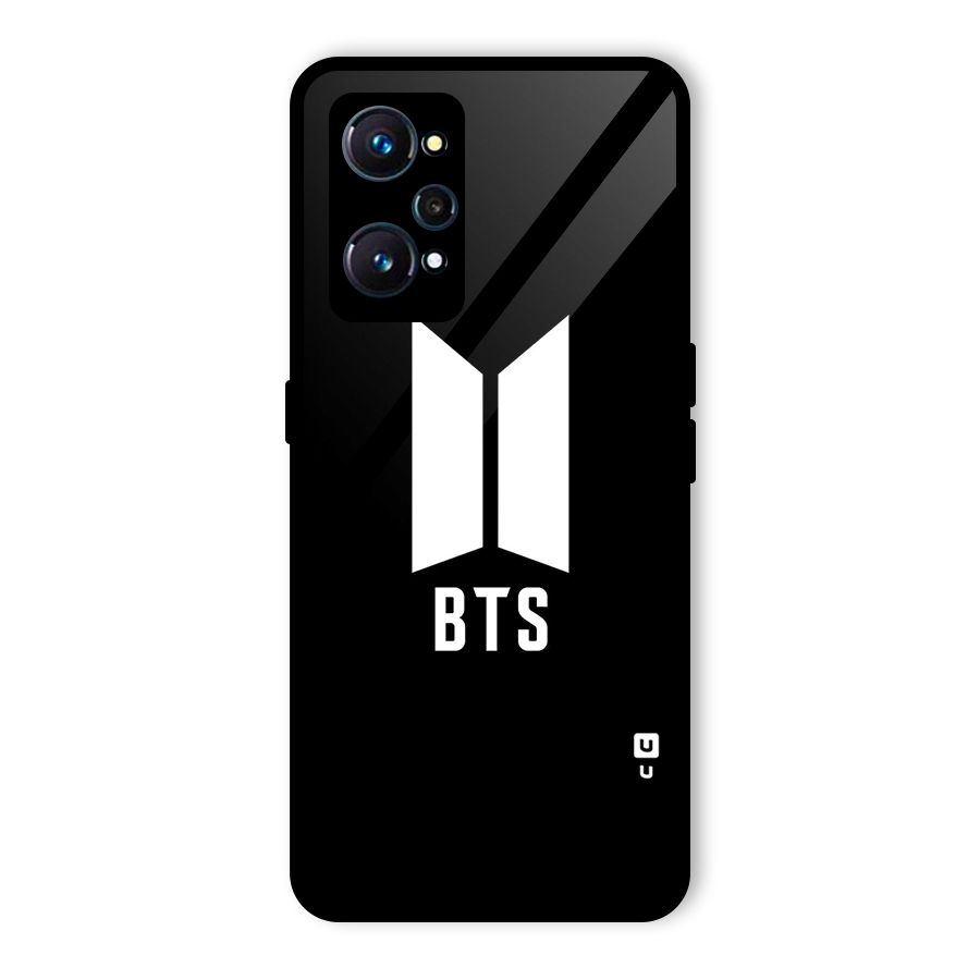 BTS Logo Black Glass Back Case for Realme GT 2