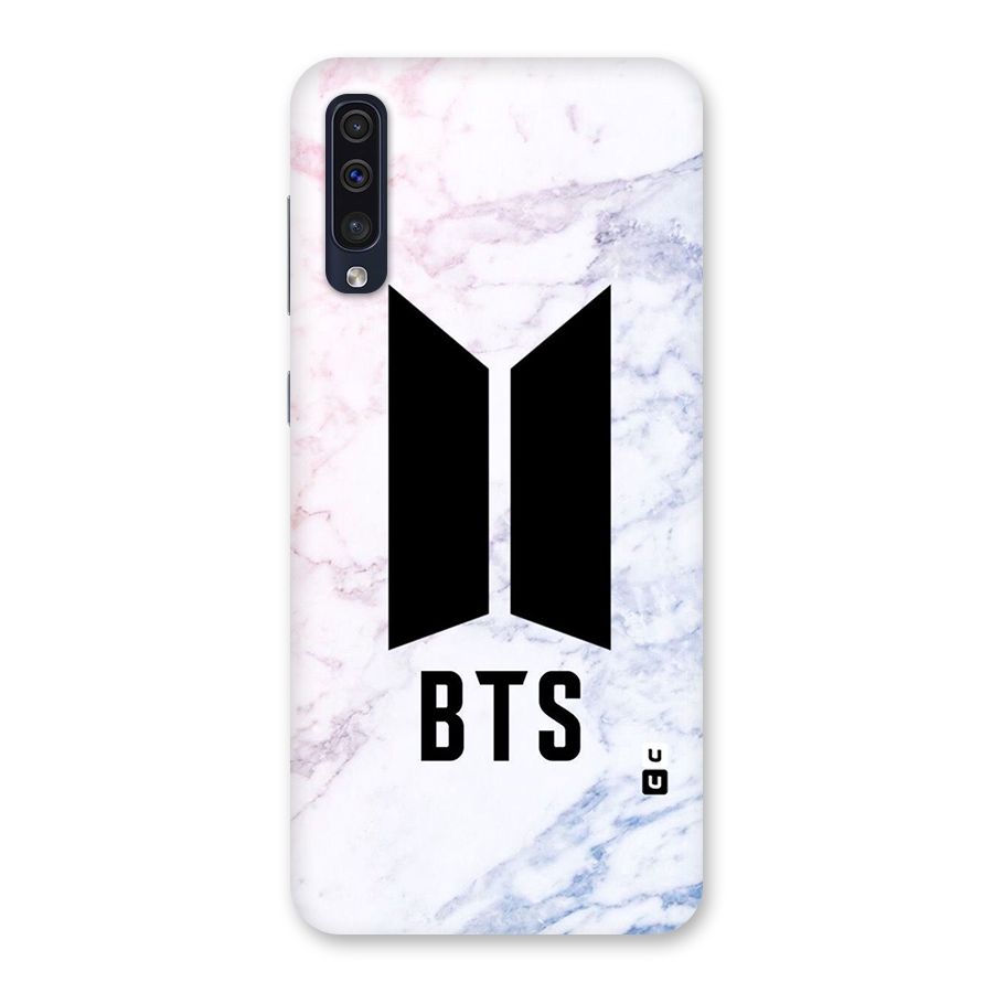 BTS Logo Marble Print Back Case for Galaxy A50s