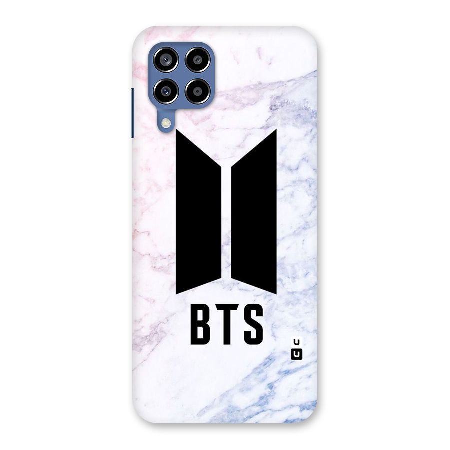 BTS Logo Marble Print Back Case for Galaxy M53 5G