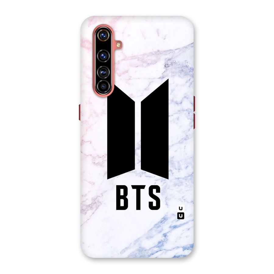 BTS Logo Marble Print Back Case for Realme X50 Pro