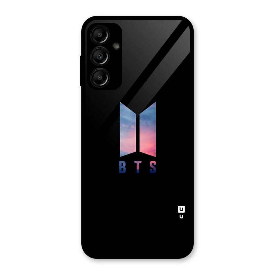 BTS Logo Sky Glass Back Case for Galaxy A14 5G