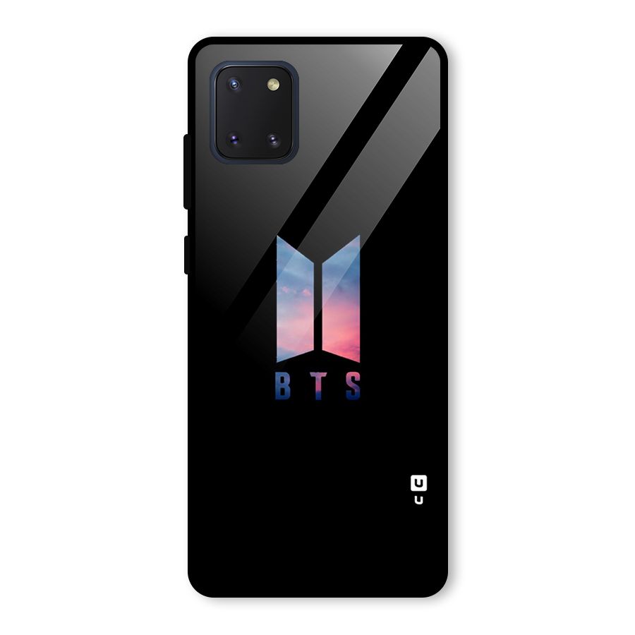 BTS Logo Sky Glass Back Case for Galaxy Note 10 Lite