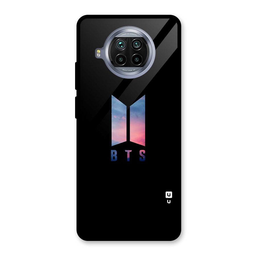 BTS Logo Sky Glass Back Case for Mi 10i