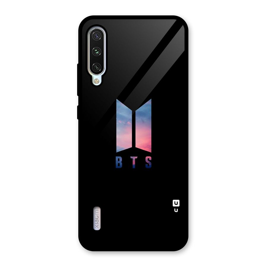 BTS Logo Sky Glass Back Case for Mi A3