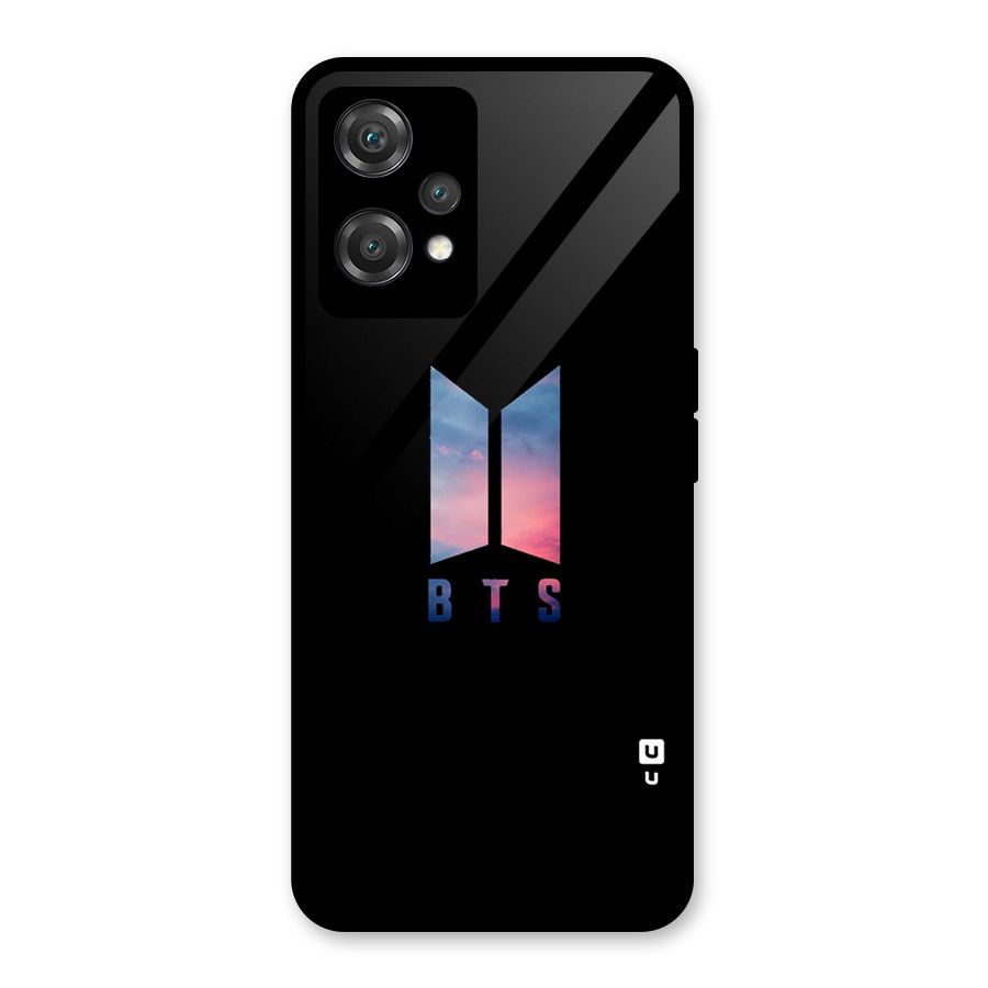 BTS Logo Sky Glass Back Case for OnePlus Nord CE 2 Lite 5G