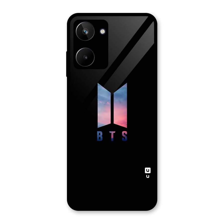 BTS Logo Sky Glass Back Case for Realme 10