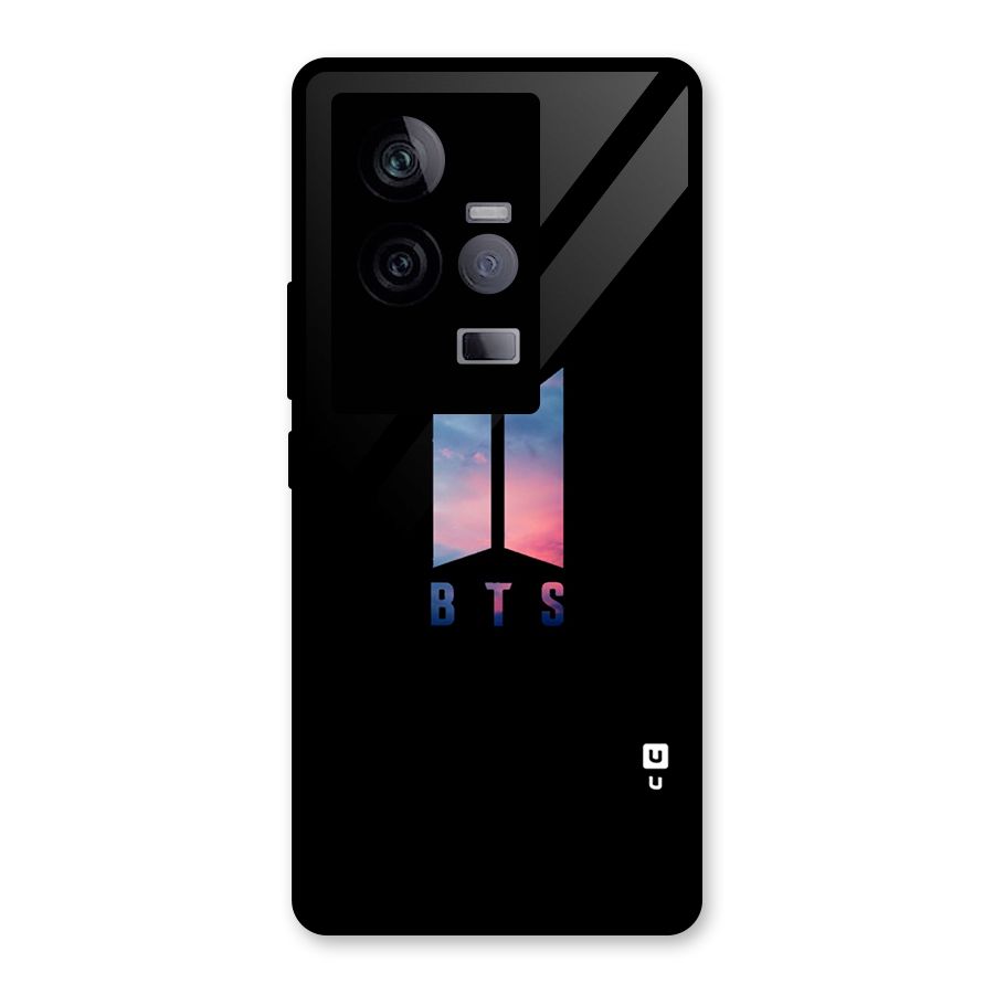 BTS Logo Sky Glass Back Case for Vivo iQOO 11 5G