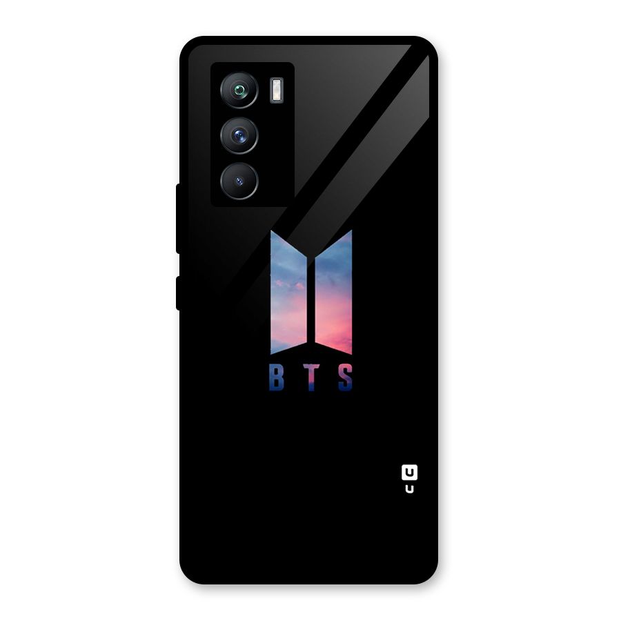 BTS Logo Sky Glass Back Case for Vivo iQOO 9 SE