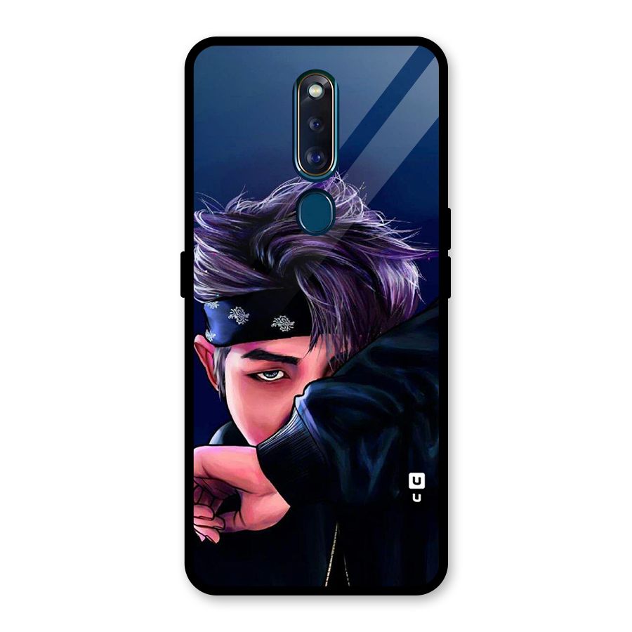 BTS Namjoon Artwork Glass Back Case for Oppo F11 Pro