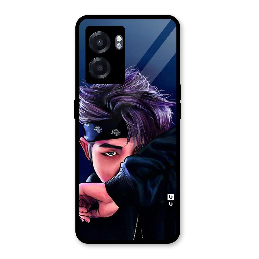 BTS Namjoon Artwork Glass Back Case for Oppo K10 (5G)