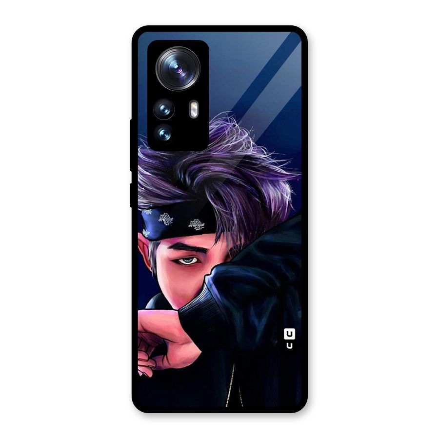 BTS Namjoon Artwork Glass Back Case for Xiaomi 12 Pro