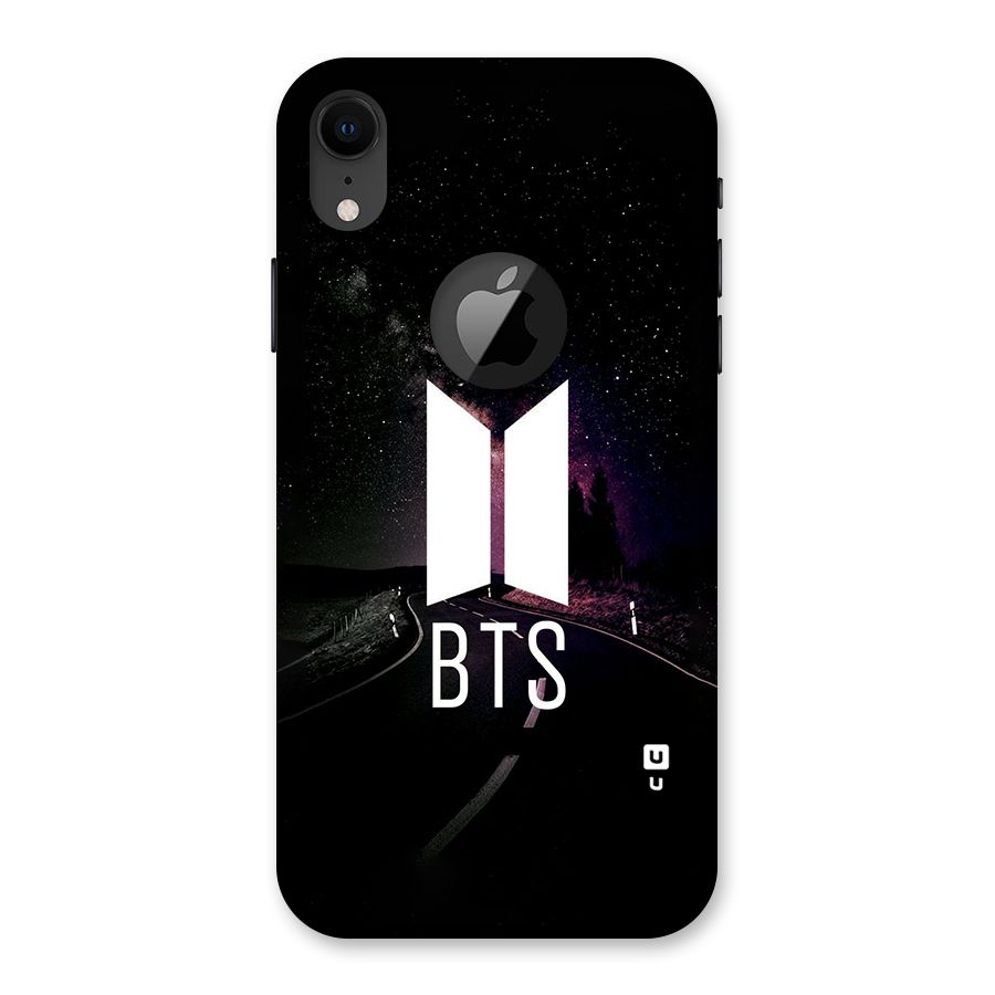 BTS Night Sky Back Case for iPhone XR Logo Cut