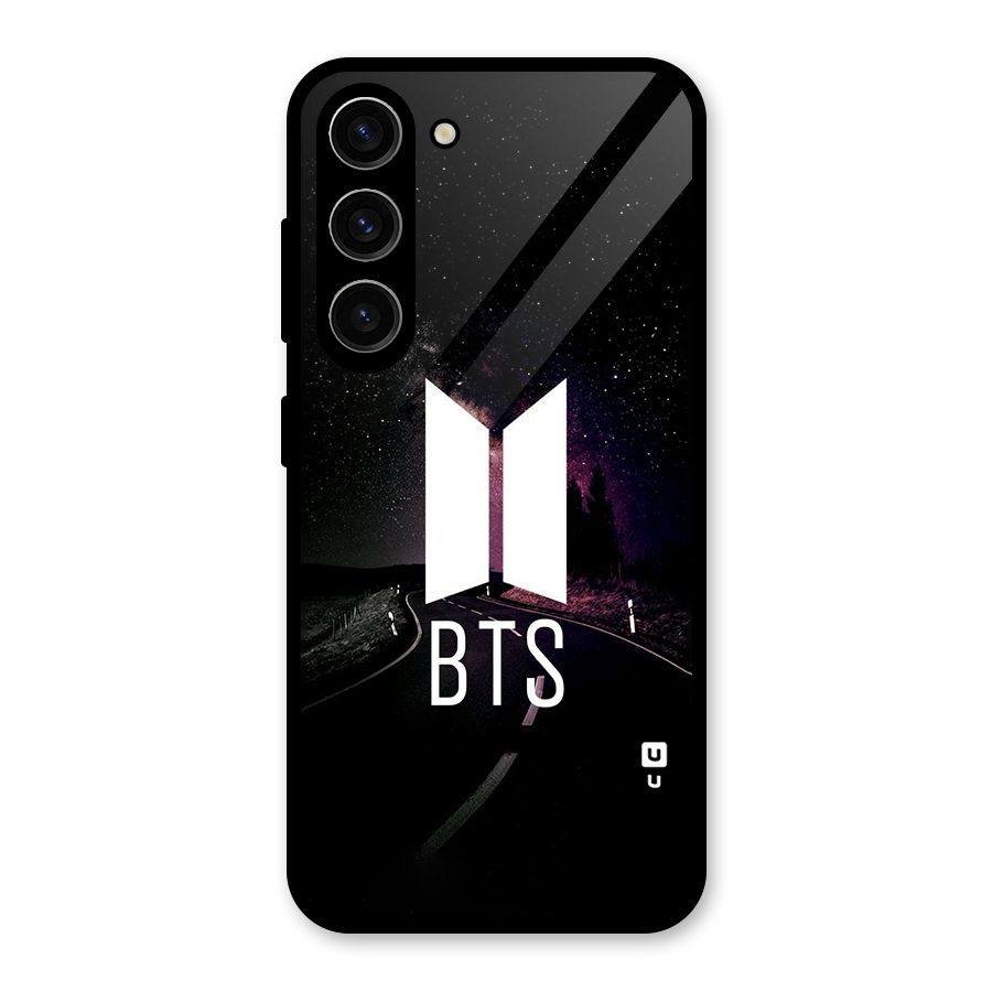 BTS Night Sky Glass Back Case for Galaxy S23
