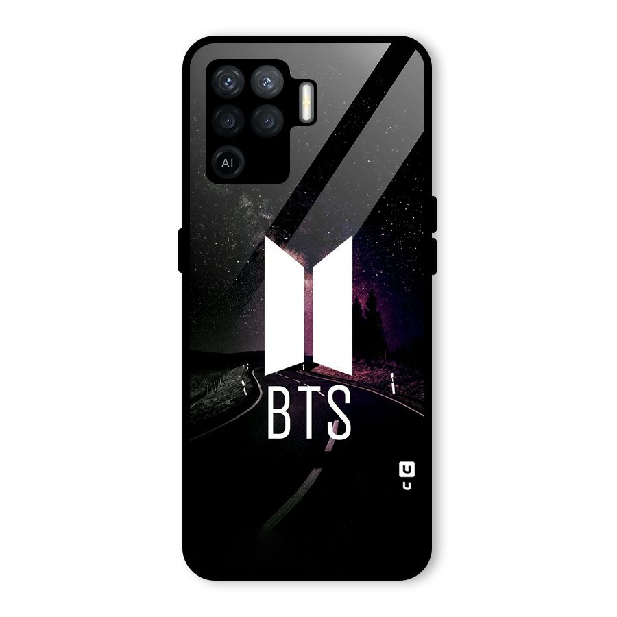 BTS Night Sky Glass Back Case for Oppo F19 Pro
