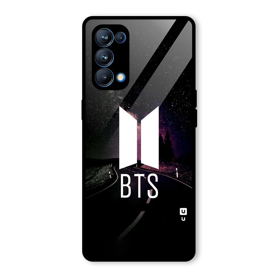 BTS Night Sky Glass Back Case for Oppo Reno5 Pro 5G