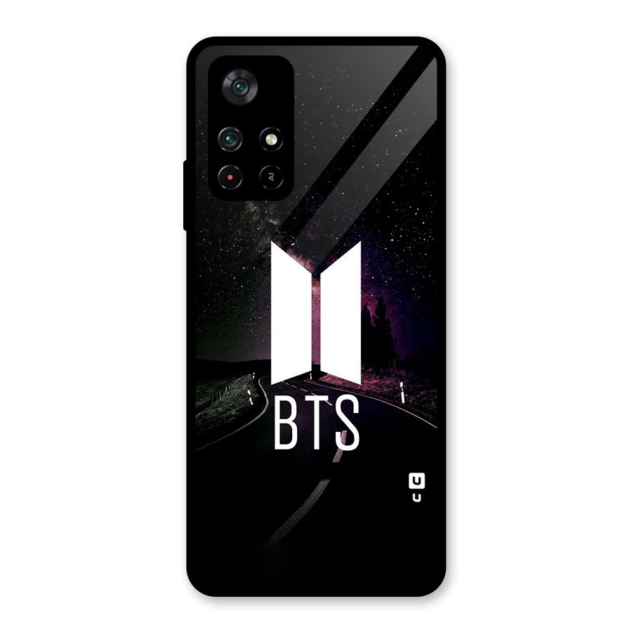 BTS Night Sky Glass Back Case for Poco M4 Pro 5G