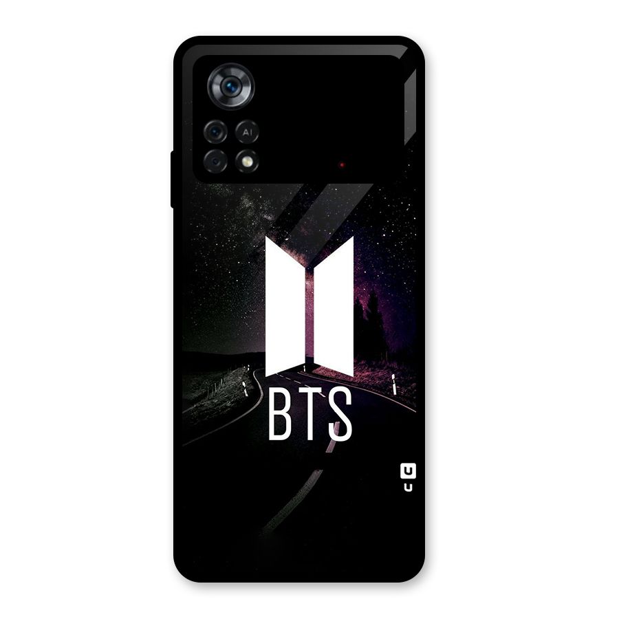 BTS Night Sky Glass Back Case for Poco X4 Pro 5G