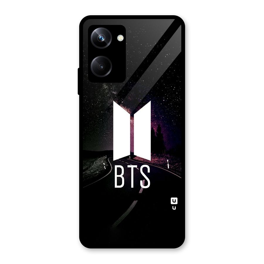 BTS Night Sky Glass Back Case for Realme 10 Pro