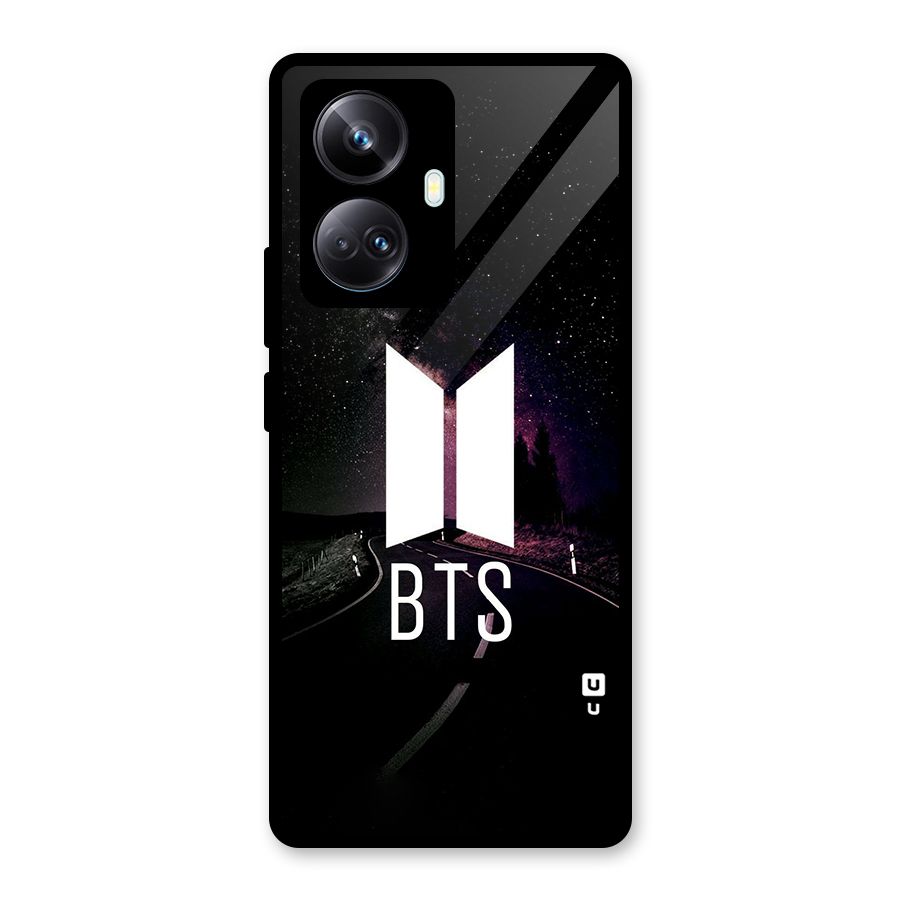 BTS Night Sky Glass Back Case for Realme 10 Pro Plus
