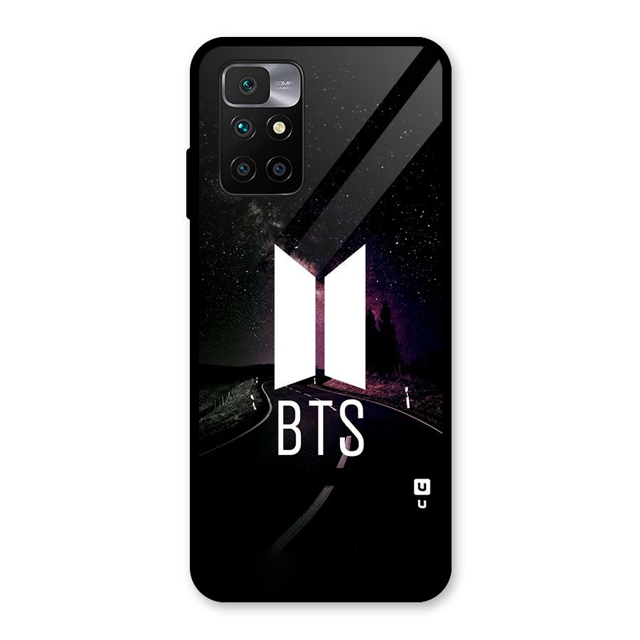 BTS Night Sky Glass Back Case for Redmi 10 Prime