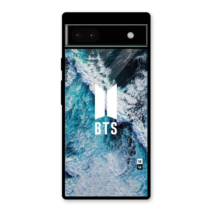BTS Ocean Waves Glass Back Case for Google Pixel 6a