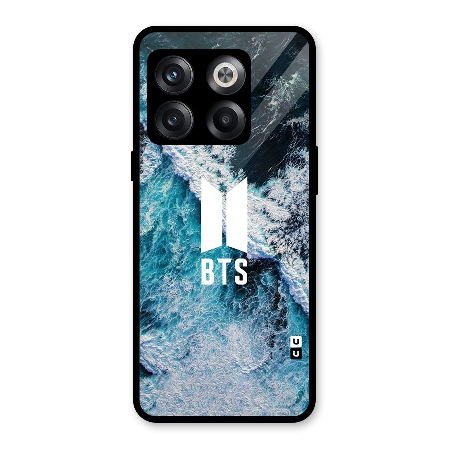 BTS Ocean Waves Glass Back Case for OnePlus 10T