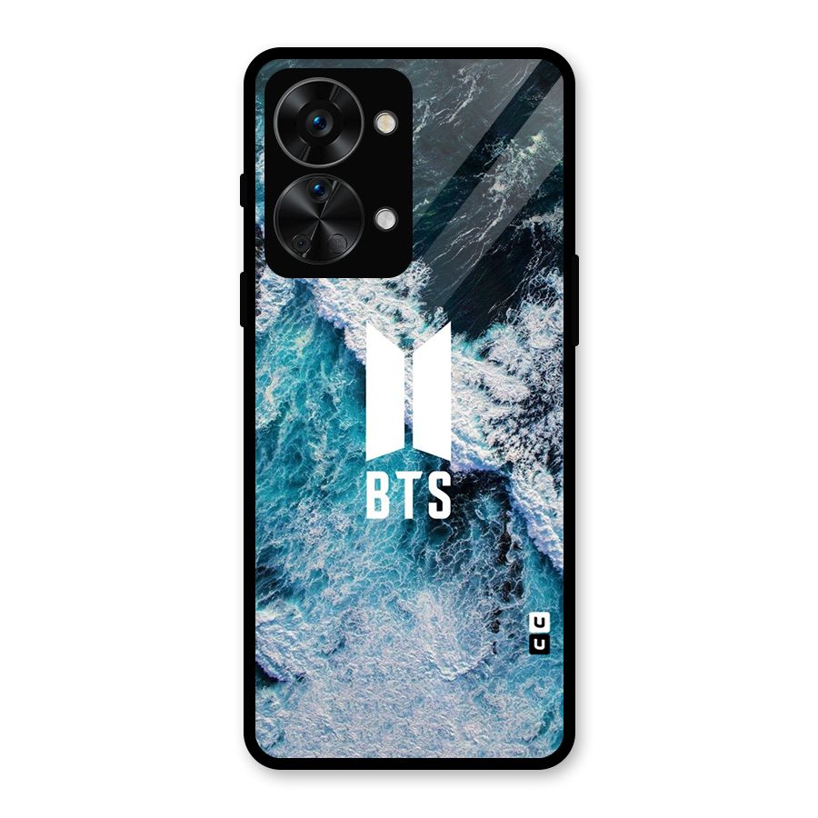 BTS Ocean Waves Glass Back Case for OnePlus Nord 2T